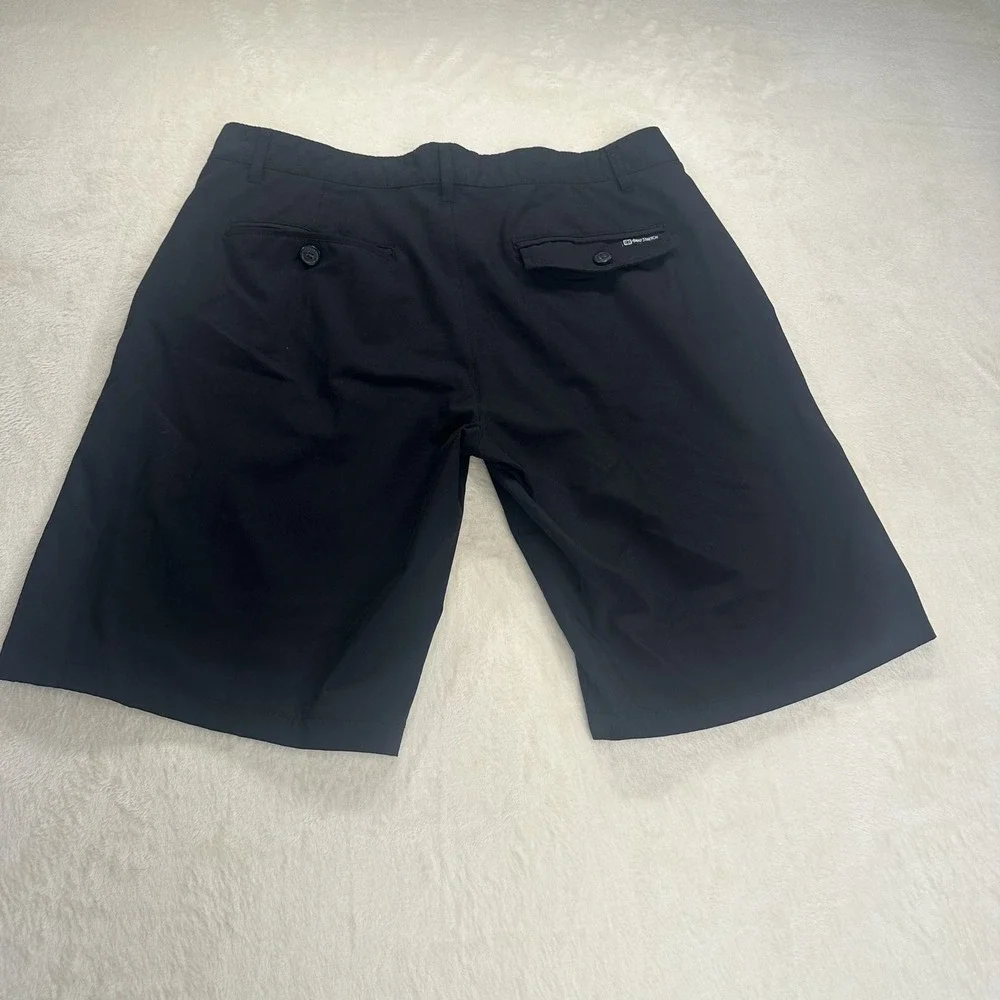 OP Ocean Pacific OPFlex Mens 4-Way Stretch Shorts Black Size 34 OM17602Y